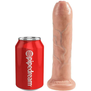 Dildo Uncut Realistico con Prepuzio Mobile e Base a Ventosa